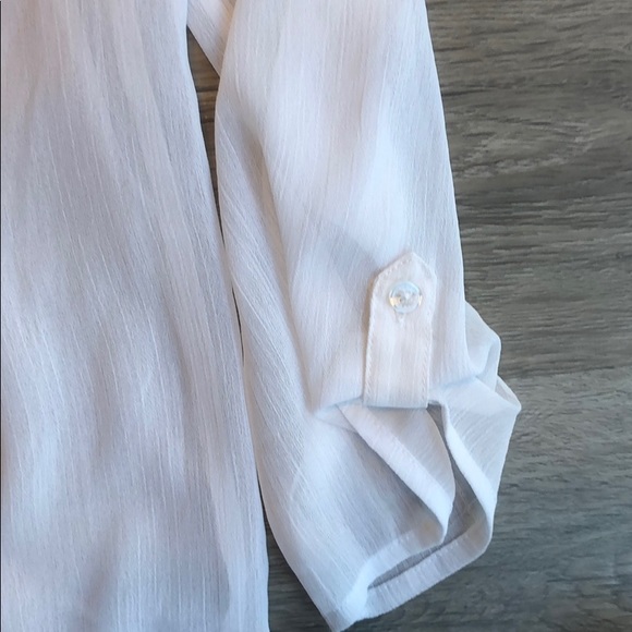 White sheer shirt from express - Picture 4 of 5